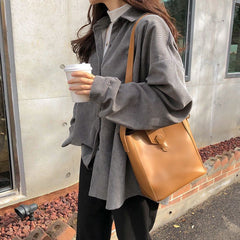 Korean-style Mid-length Batwing-sleeve Versatile Coat