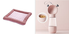 Pet Cooling Pad Bed For Dogs Cats Puppy Kitten Cool Mat Pet Blanket Ice Silk Material Soft For Summer Sleeping Blue Breathable