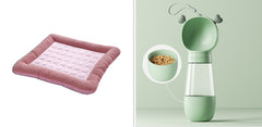 Pet Cooling Pad Bed For Dogs Cats Puppy Kitten Cool Mat Pet Blanket Ice Silk Material Soft For Summer Sleeping Blue Breathable