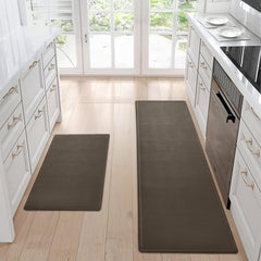 Kitchen Floor Mat Two-piece Set Of Non-slip, Waterproof And Easy To Scrub For Home, Kitchen