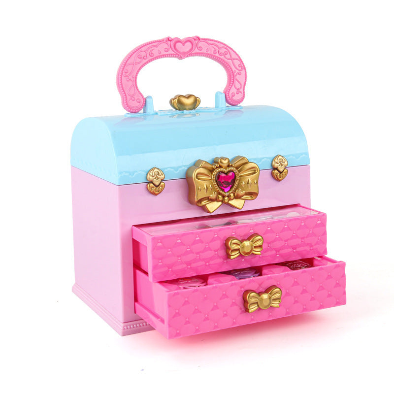 Children's Cosmetics Suit Girls' Cosmetics Pouch Toys Play House Portable Box Bags