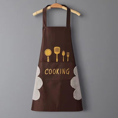 Home Kitchen Waterproof And Oil Proof Apron Cute Version Customization