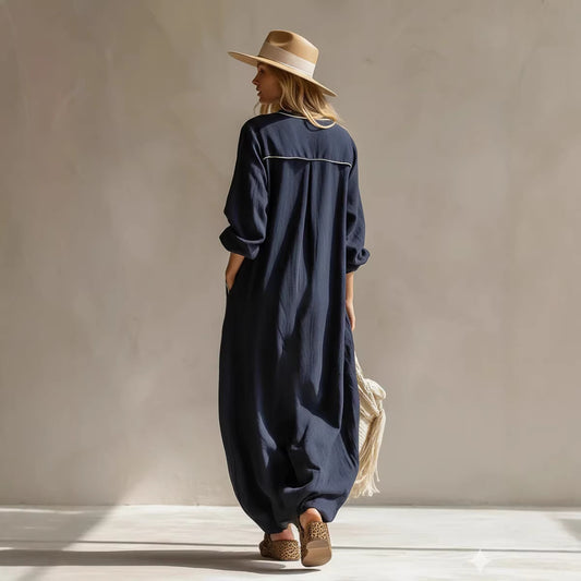 Solid-color Fashionable Casual Spring Womens Jumpsuit
