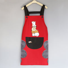 Cute Japanese Female Korean Version Home Adult Kitchen Water And Oil Working Man