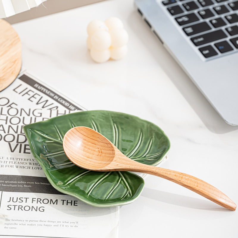 Personalized Creative Kitchen Spoon And Saucer Holder For Home Use